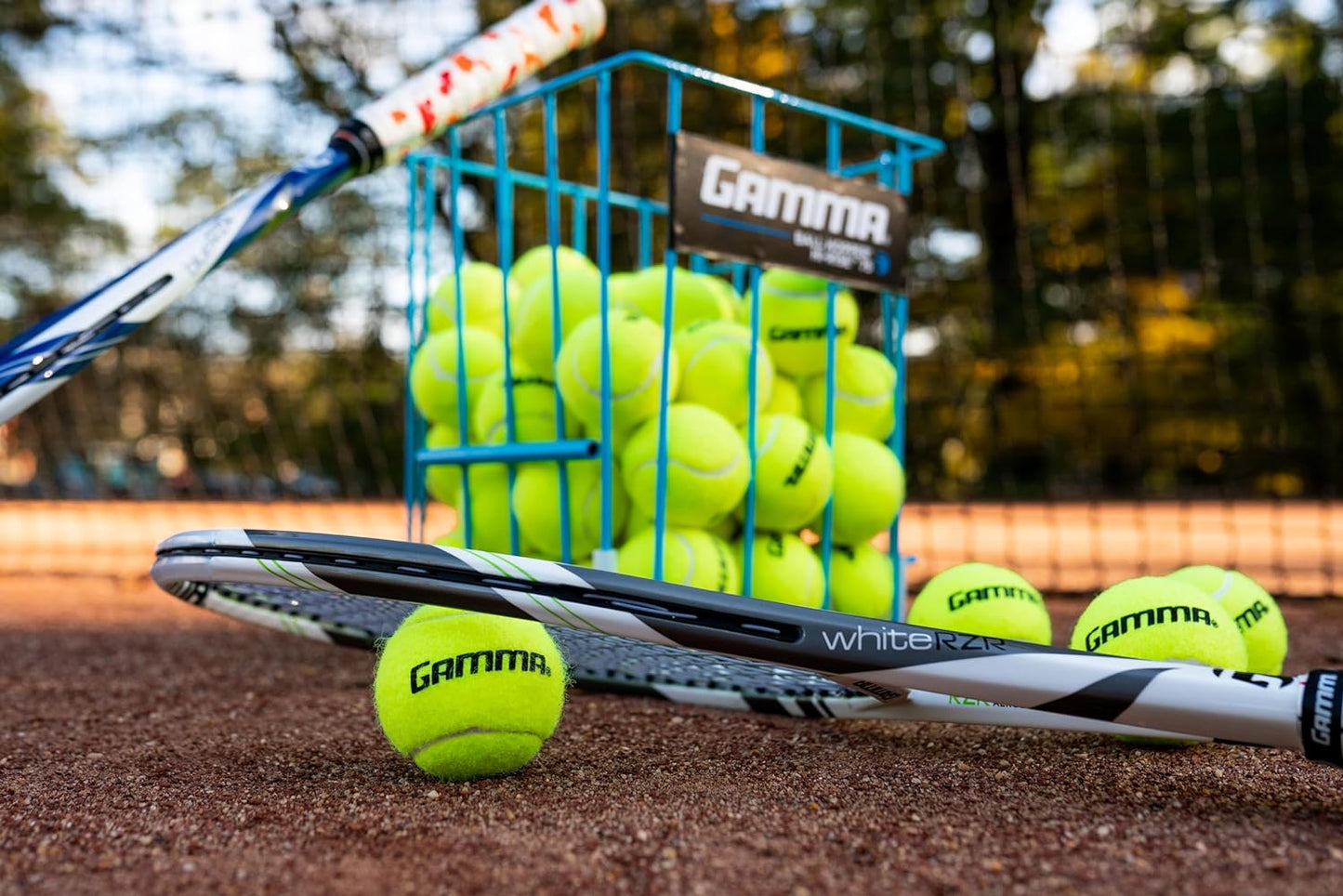 Sports Pressureless Tennis-Balls Bucket, Bulk Tennis Balls, Premium Tennis Accessories, Pack of 48