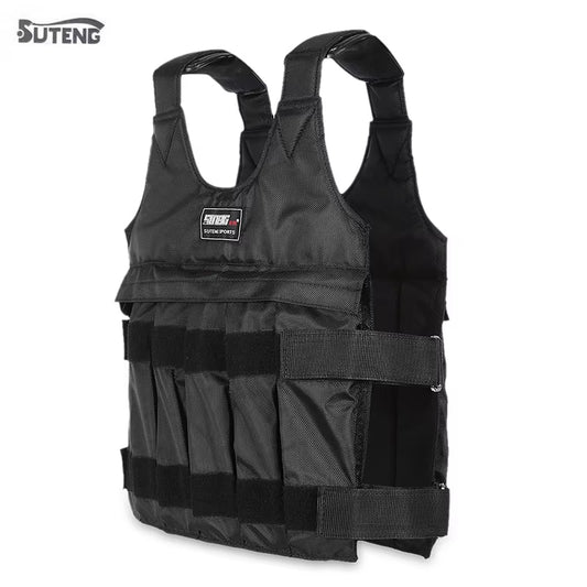 New 20/50 Kg Loading Weighted Vest Jacket Load Weight Vest Exercise for Boxing Training Fitness Equipment for Running