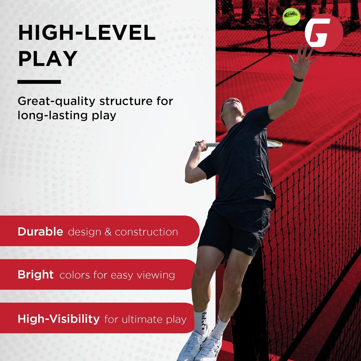 Sports Pressureless Tennis-Balls Bucket, Bulk Tennis Balls, Premium Tennis Accessories, Pack of 48